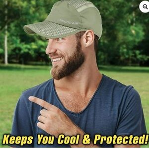 Arctic Hat Evaporative Cooling Cap Polyester & Polyethylene no tags only stored